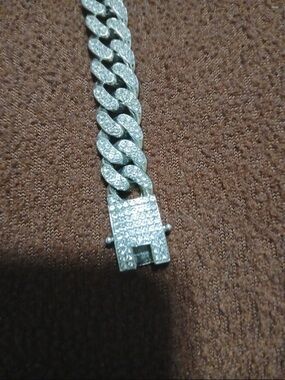 Silver Cuban Link Bracelet